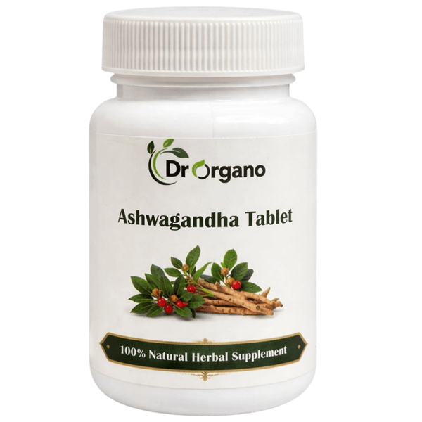 Dr Organo ashwagandha tablets for stress relief energy and immunity